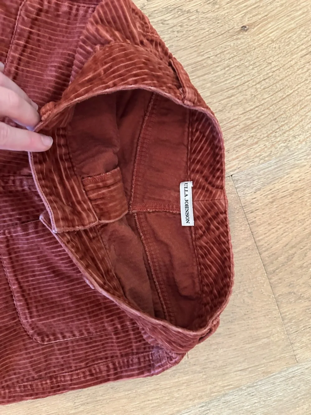 Ulla Johnson Rust Red Wide-Leg Corduroy Pants, like new, flattering fit - Picture 3 of 6